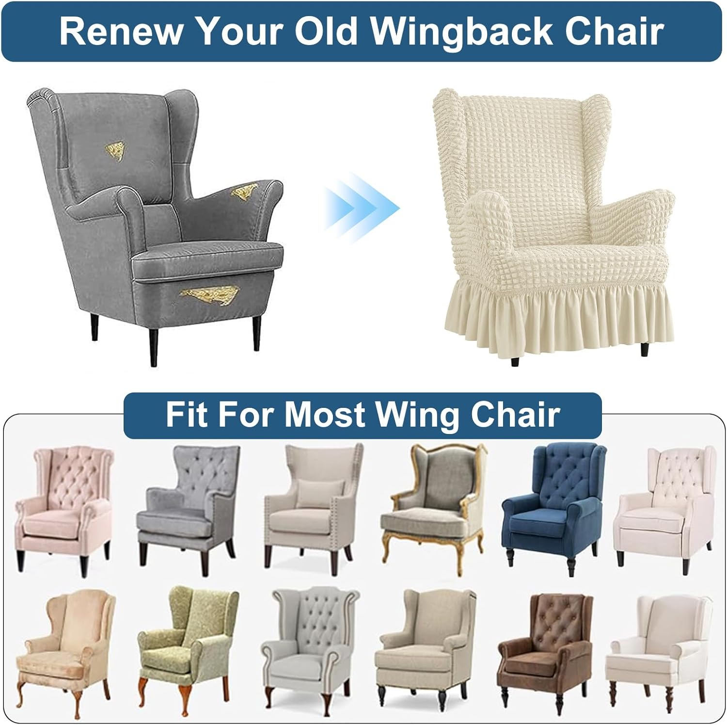 Wingback Chair Slipcover