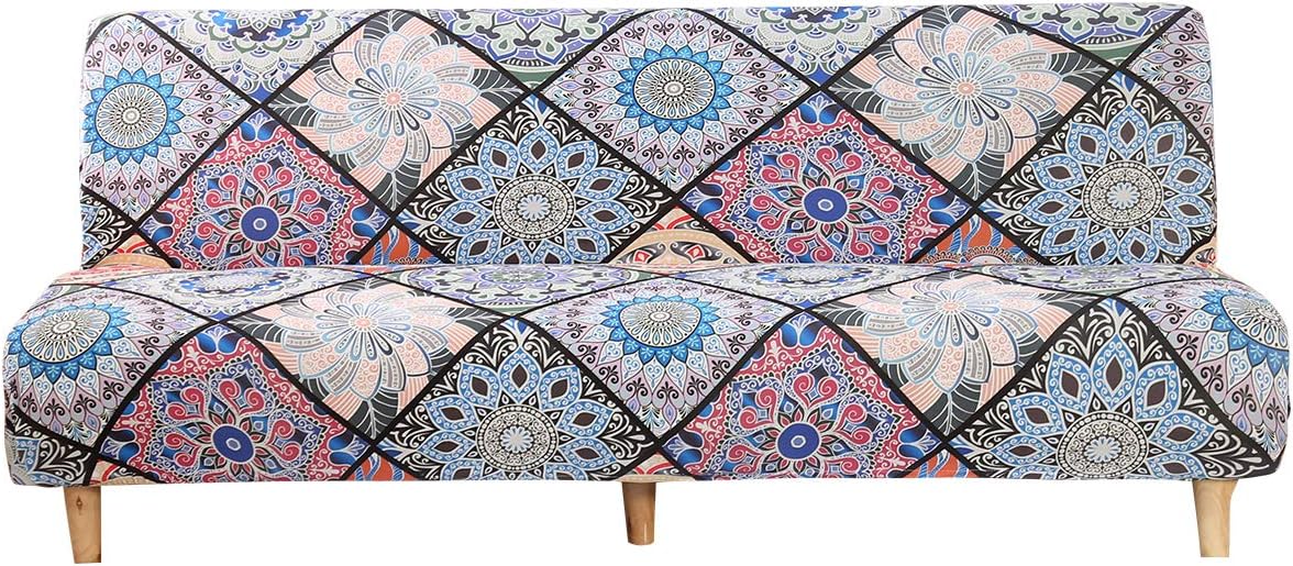 Armless Sofa Cover Futon Slipcover