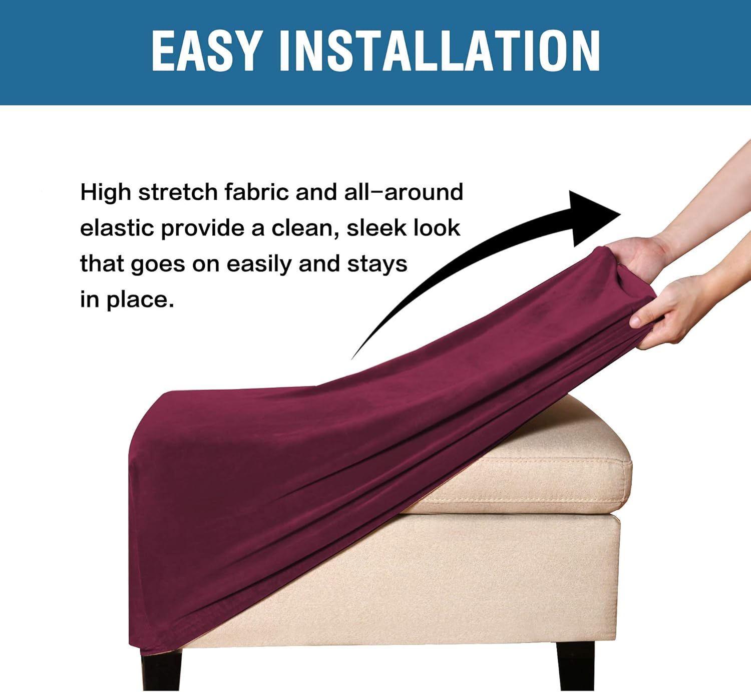 Ottoman Covers Slipcover