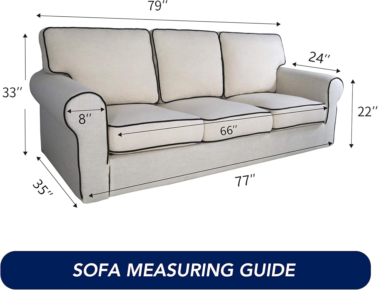 PureFit Super Stretch Chair Sofa Slipcover – Spandex Non Slip Soft Couch Sofa Cover, Washable Furniture Protector with Non Skid Foam and Elastic Bottom for Kids, Pets （Chair, Dark Gray）