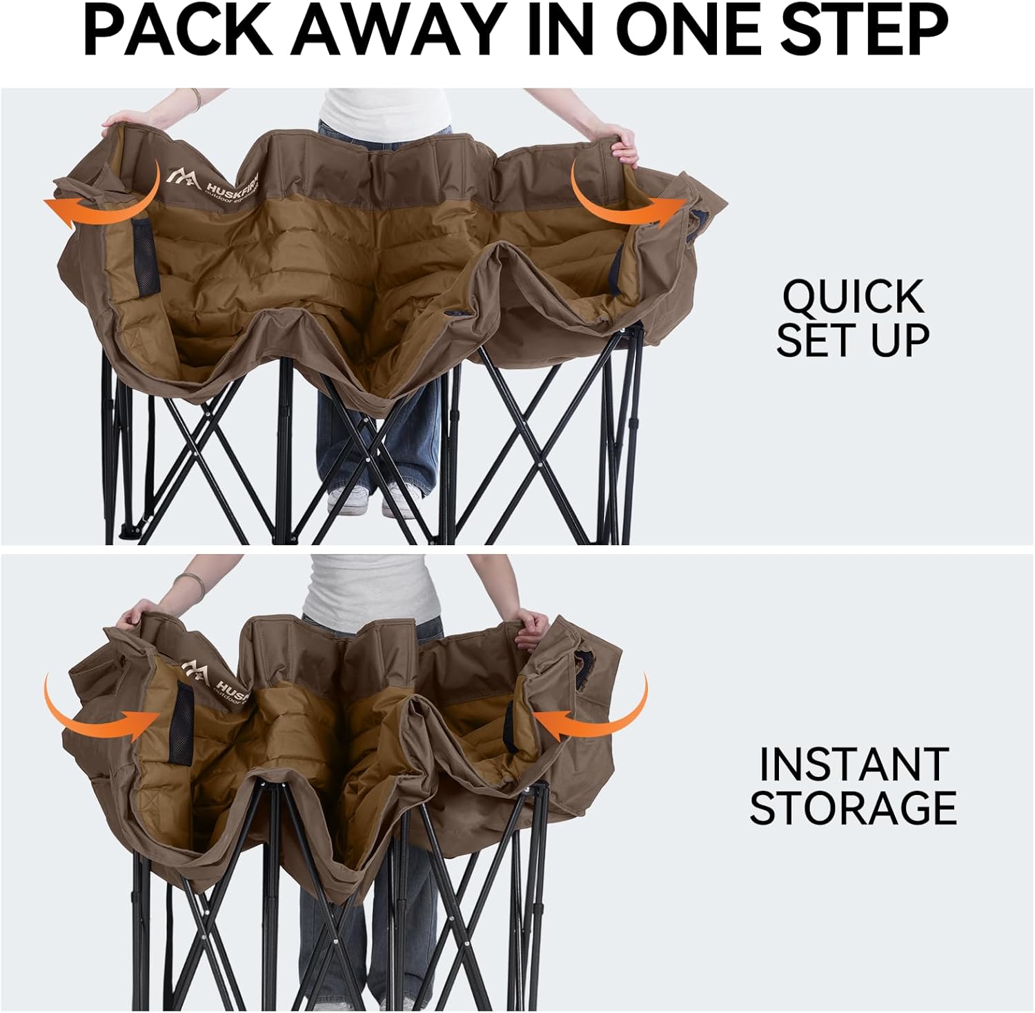 Loveseat Padded Camp Chair