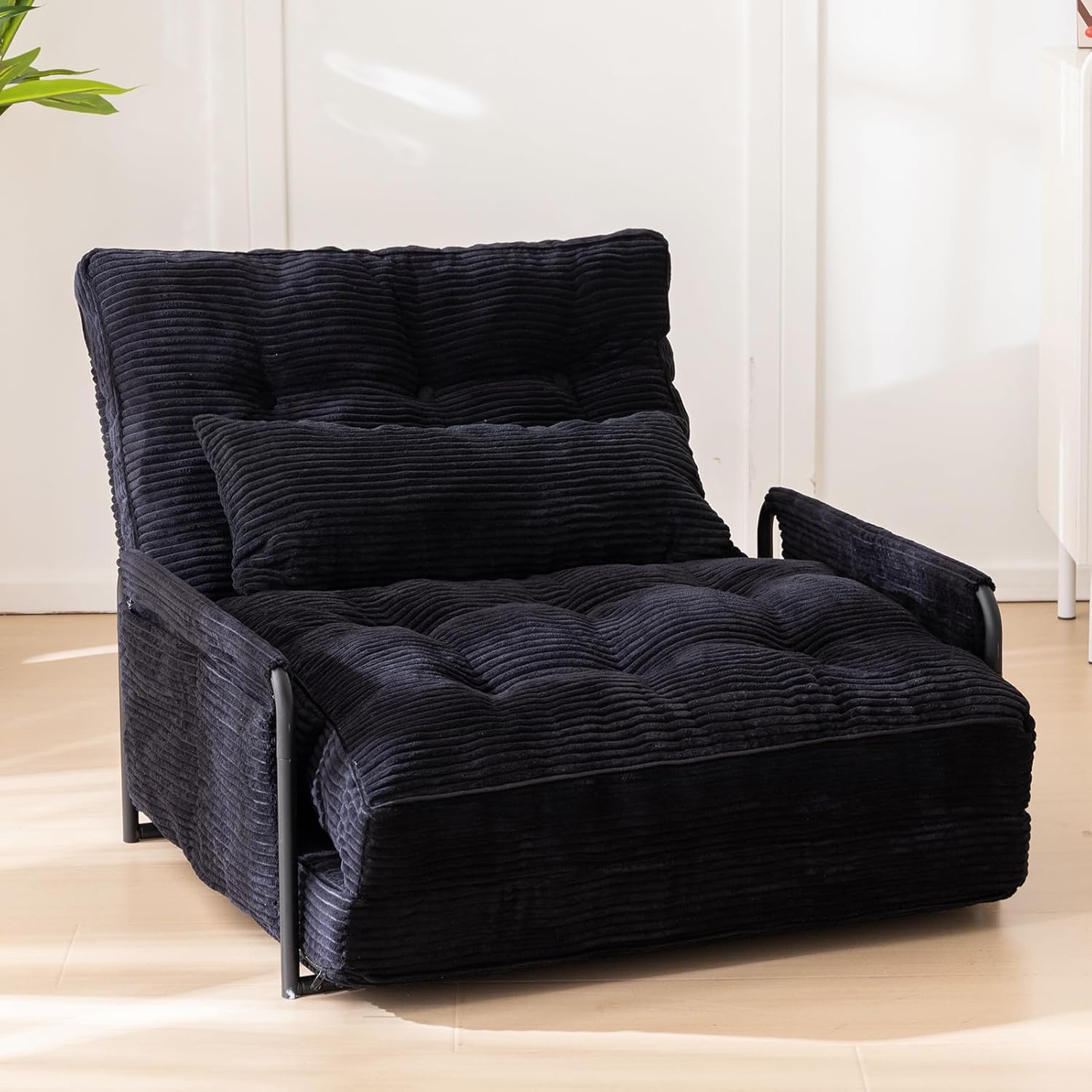 Adjustable Floor Sofa Couch with Pillow