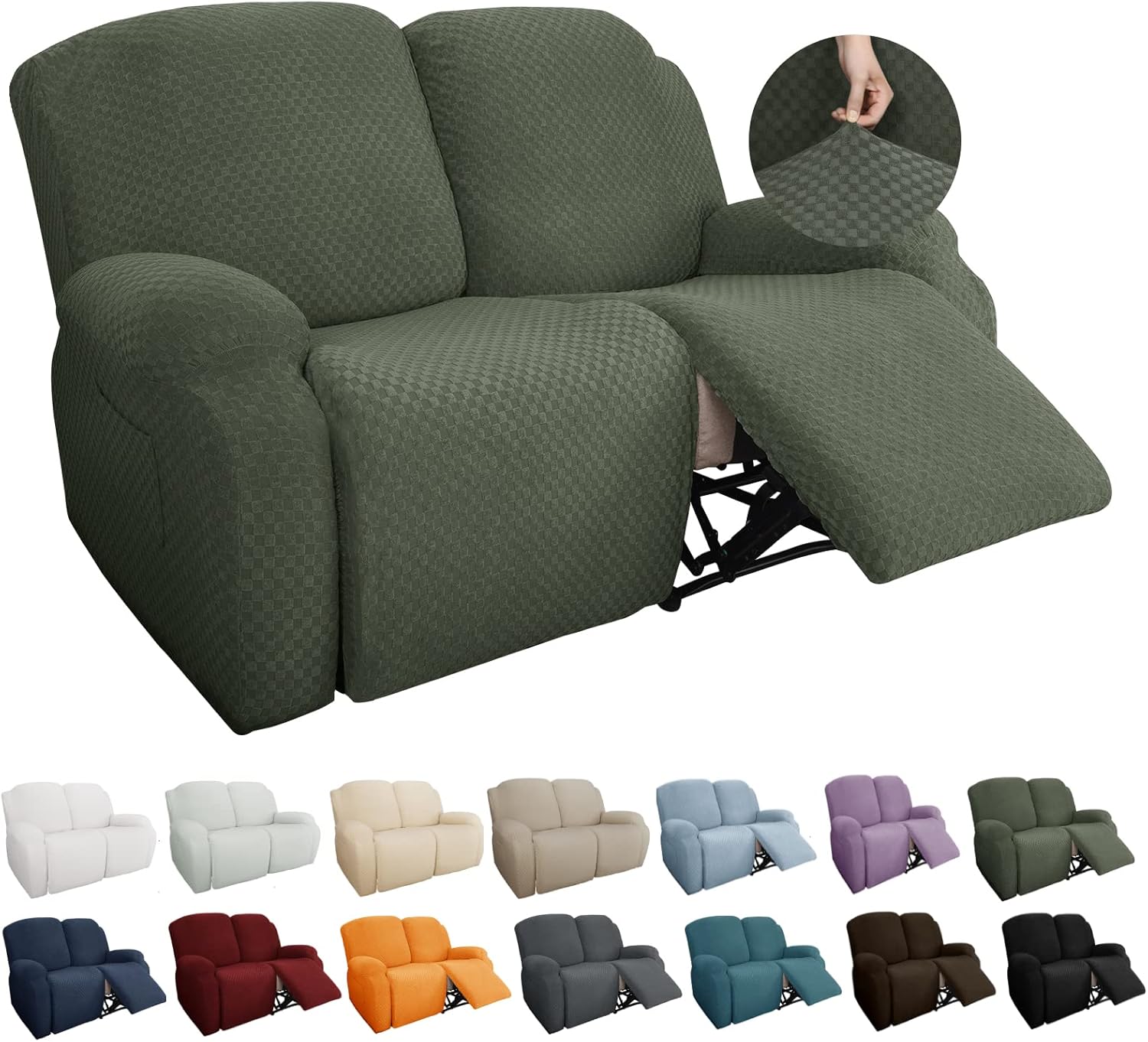Stretch Loveseat Recliner Slipcover