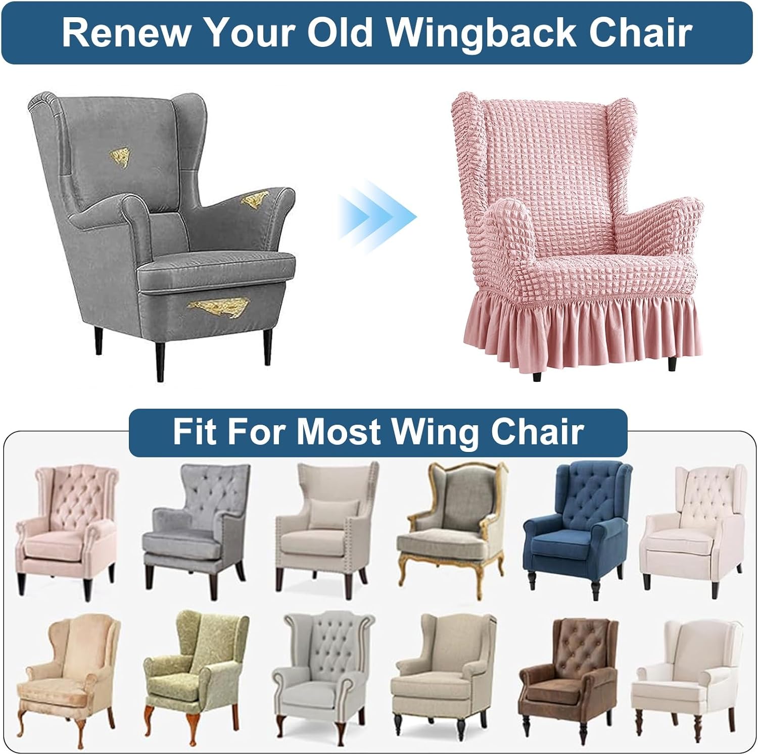 Wingback Chair Slipcover