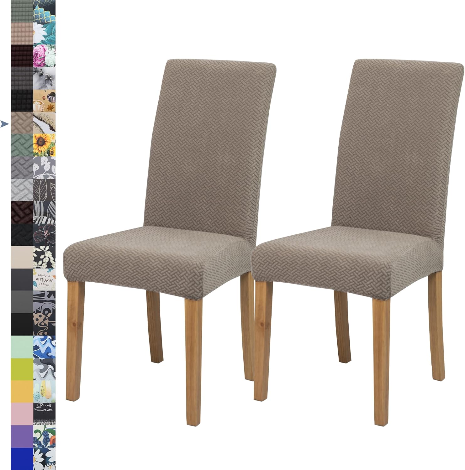 Dining Chair Cover,Dining Room Chair Covers Set of 6,Stretch Kitchen Chair Cover,Washable Dining Chair Cover,Parsons Chair Slipcovers Protective,for Home,Restaurant,Banquet(Gray)