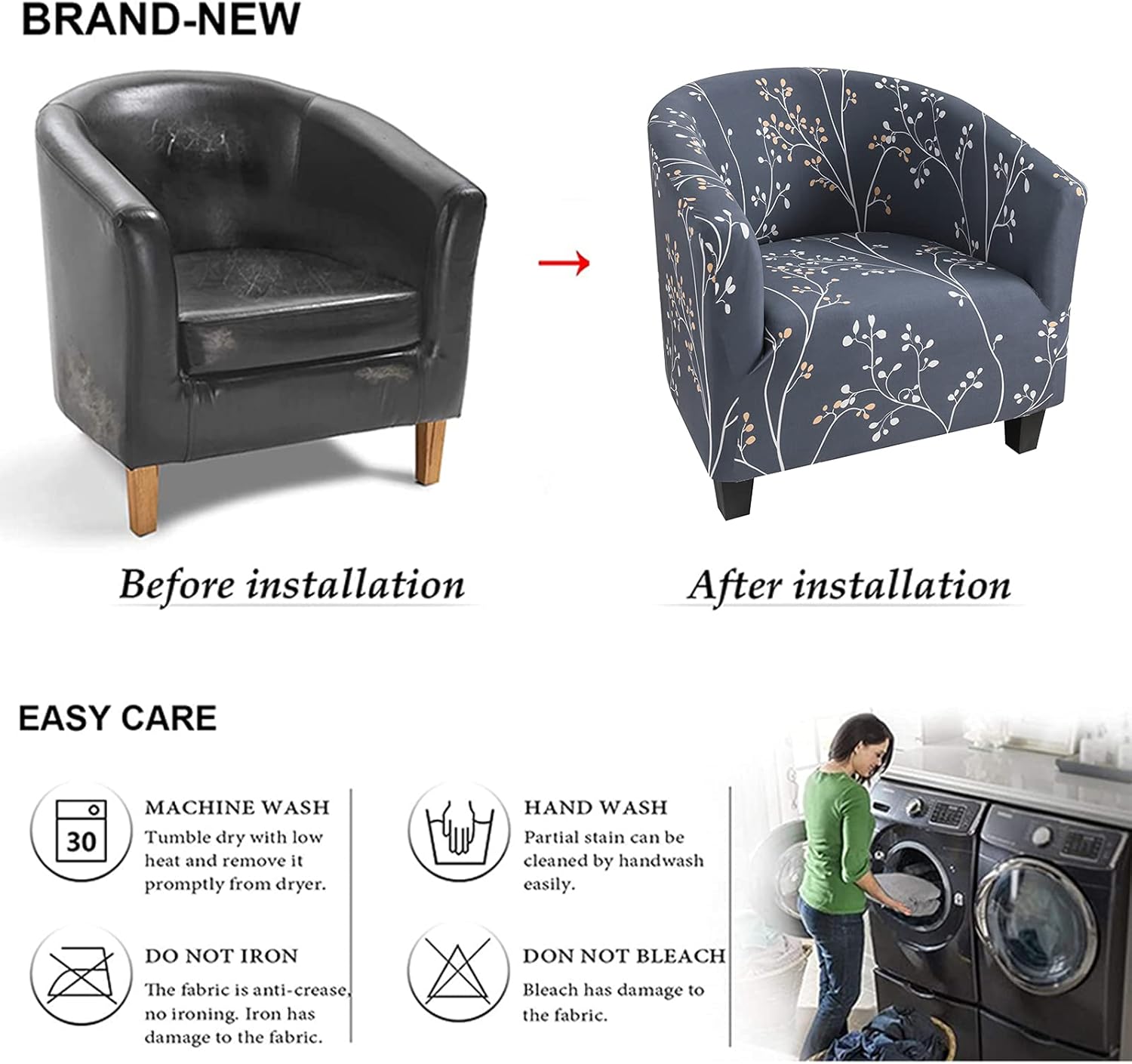 Club Chair Slipcover