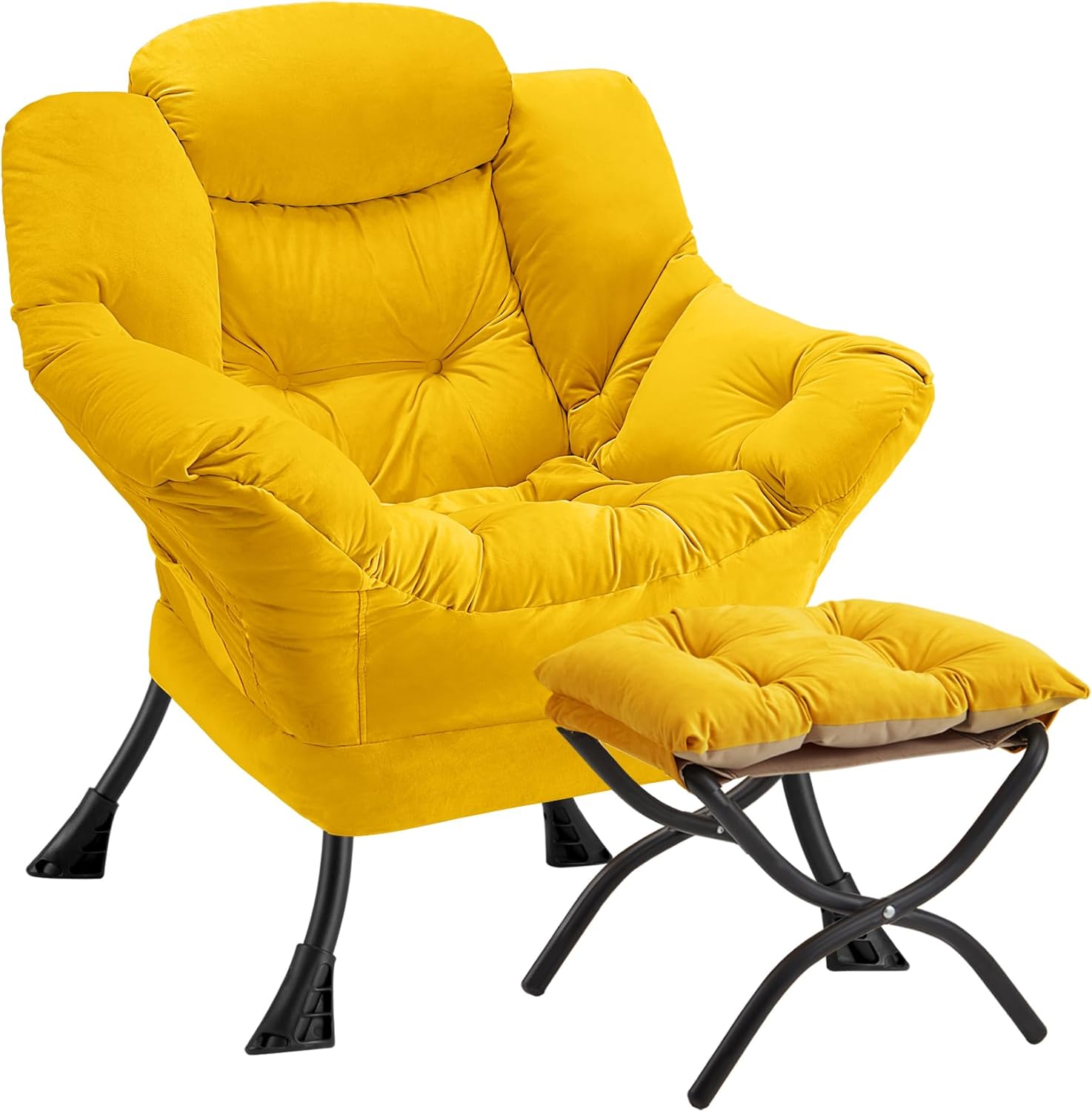 Lazy Chair with Folding Ottoman