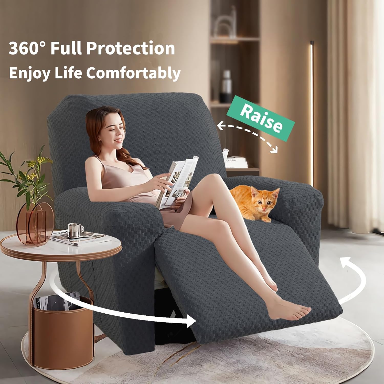 Stretch Loveseat Recliner Slipcover