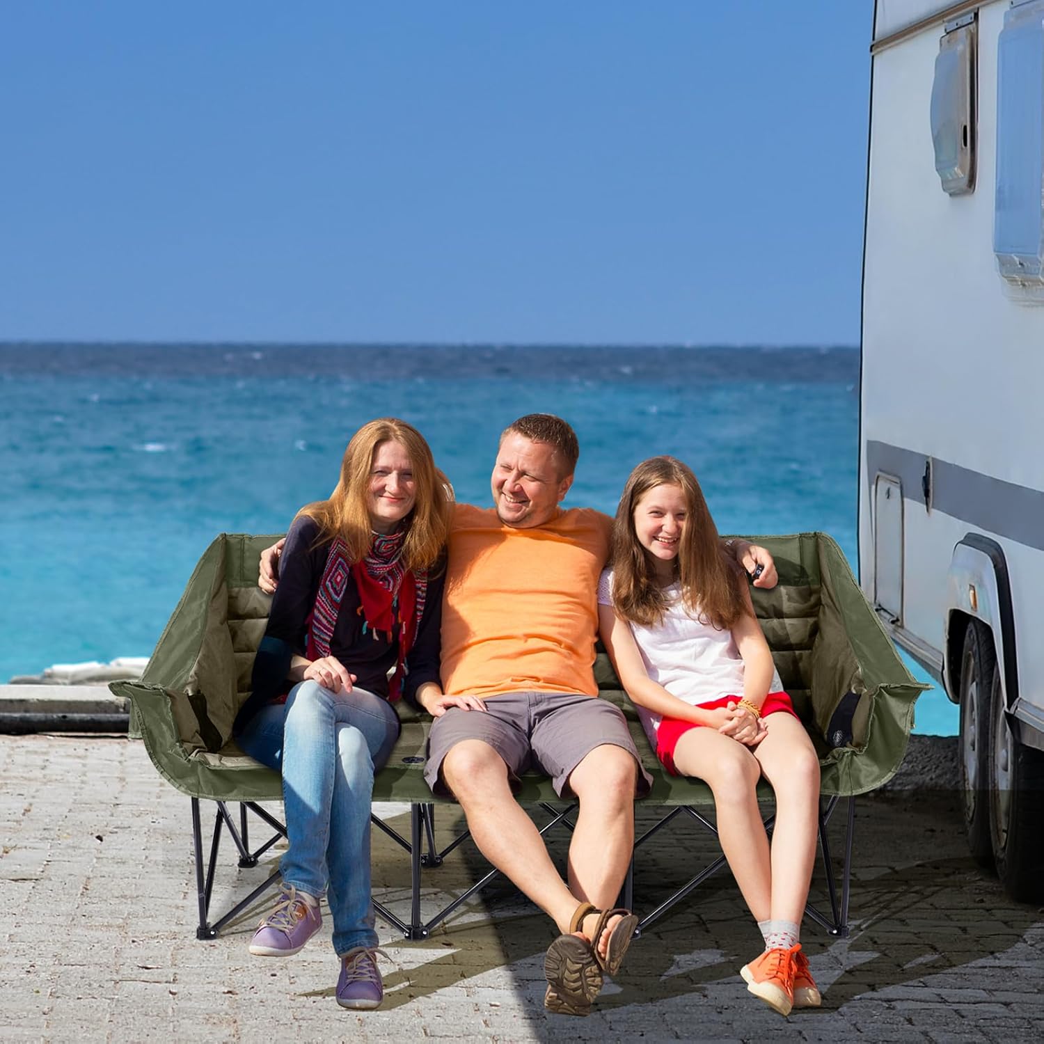 Loveseat Padded Camp Chair