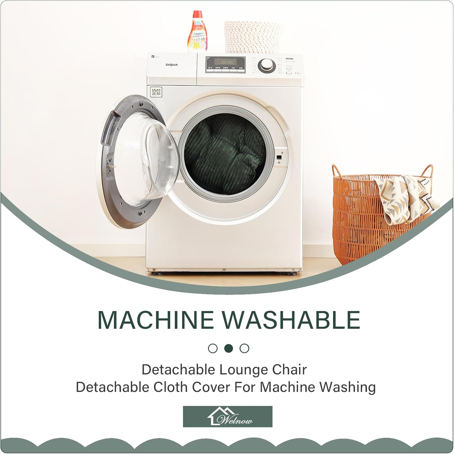 Accent Chair with Ottoman