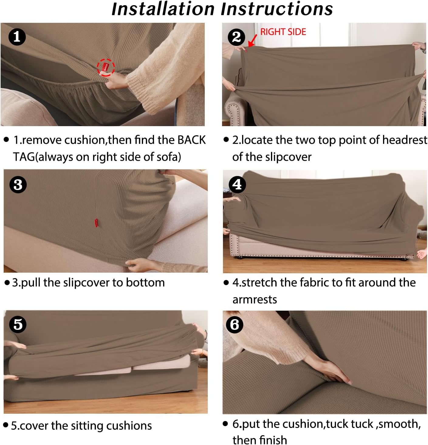 2 Piece Chair Covers Chair Slipcovers