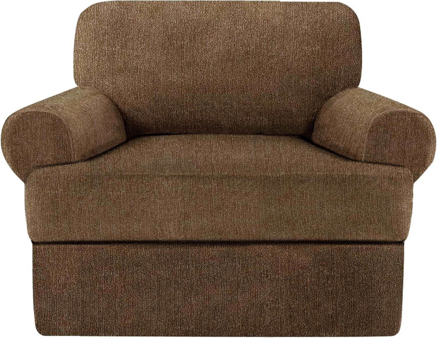 2 Pieces T Cushion Chair Covers