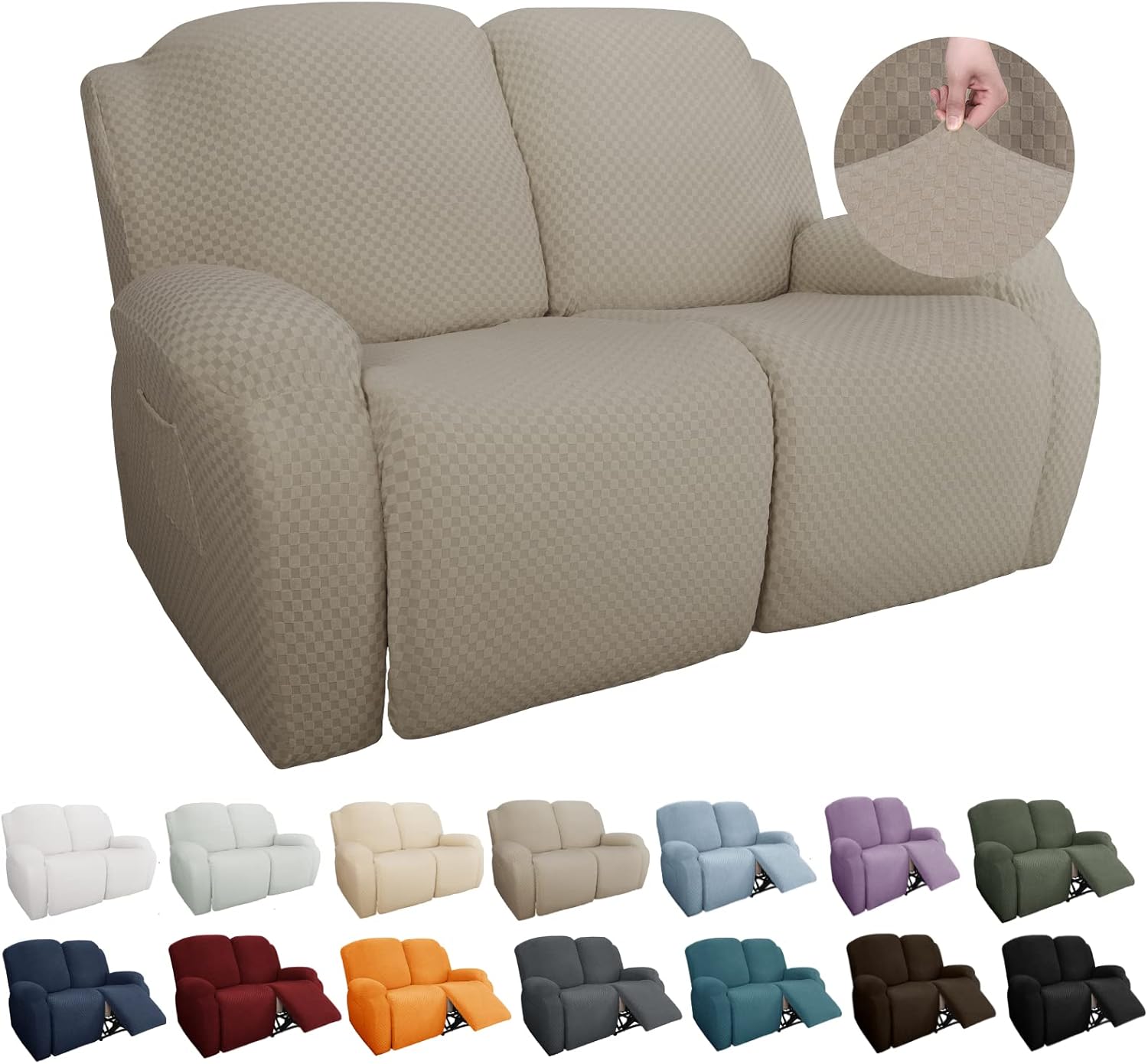 Stretch Loveseat Recliner Slipcover