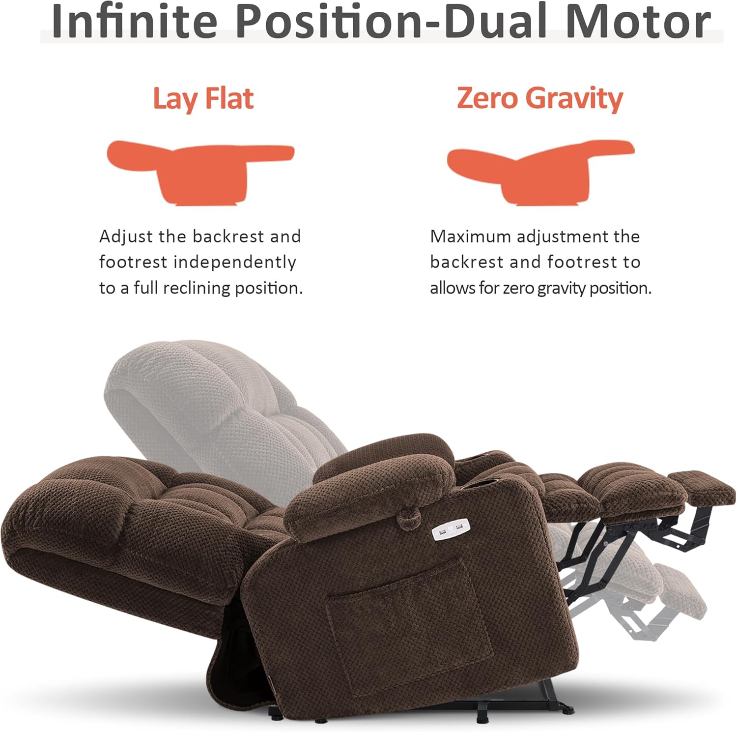 Dual Motor Large Power Lift Recliner Chair