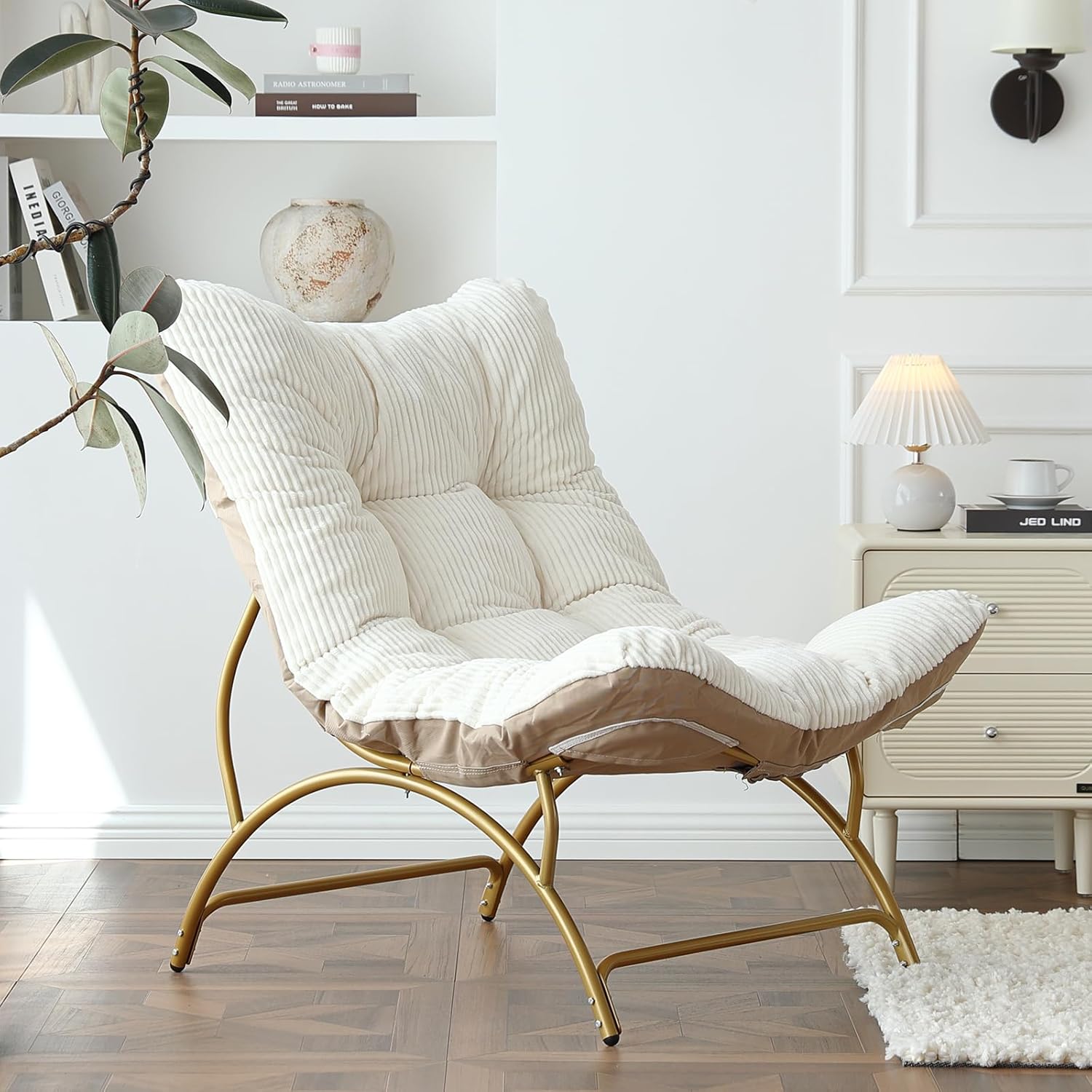 Accent Chair with Ottoman