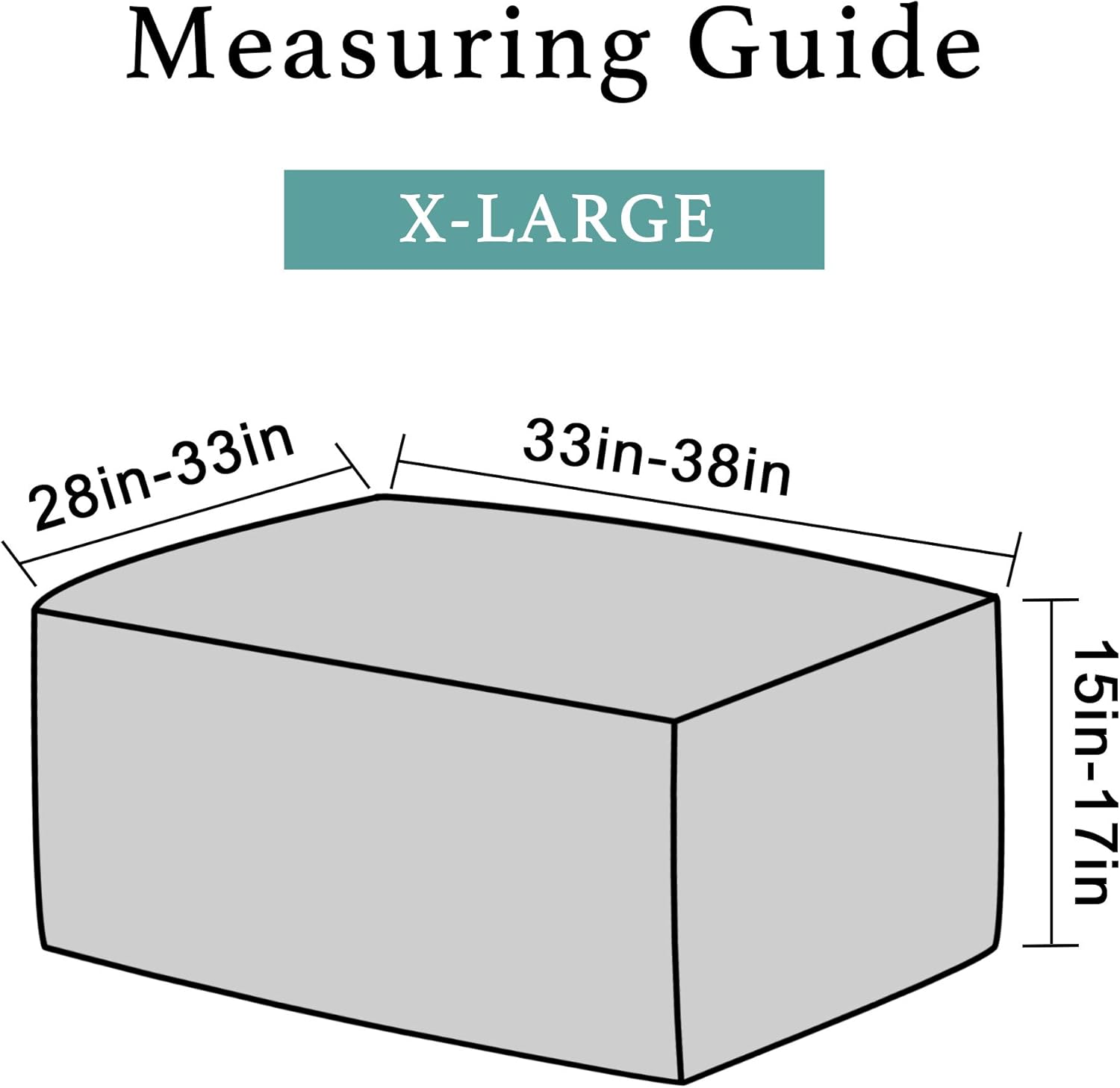 Stretch Ottoman Cover Ottoman Slipcover