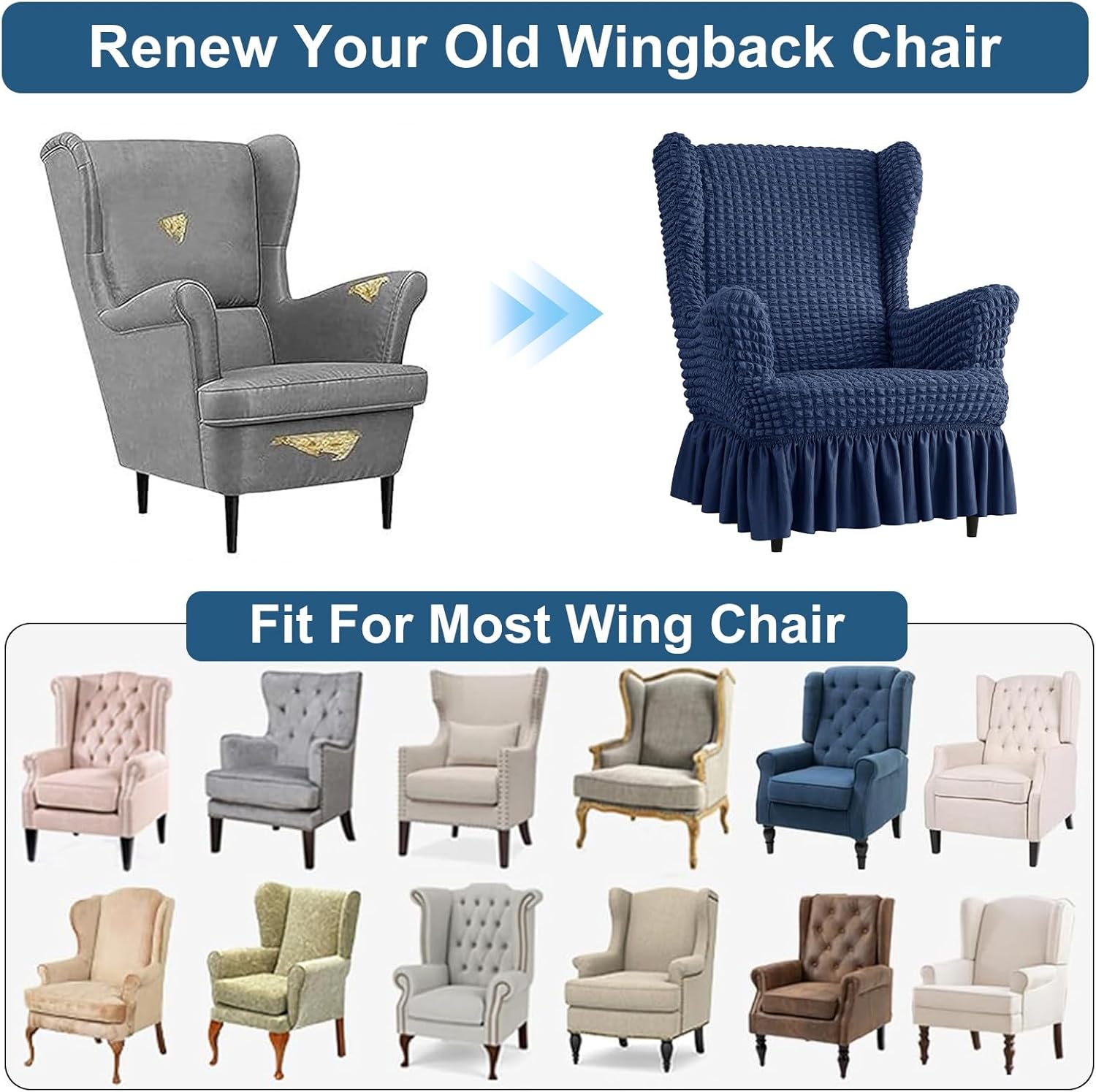 Wingback Chair Slipcover