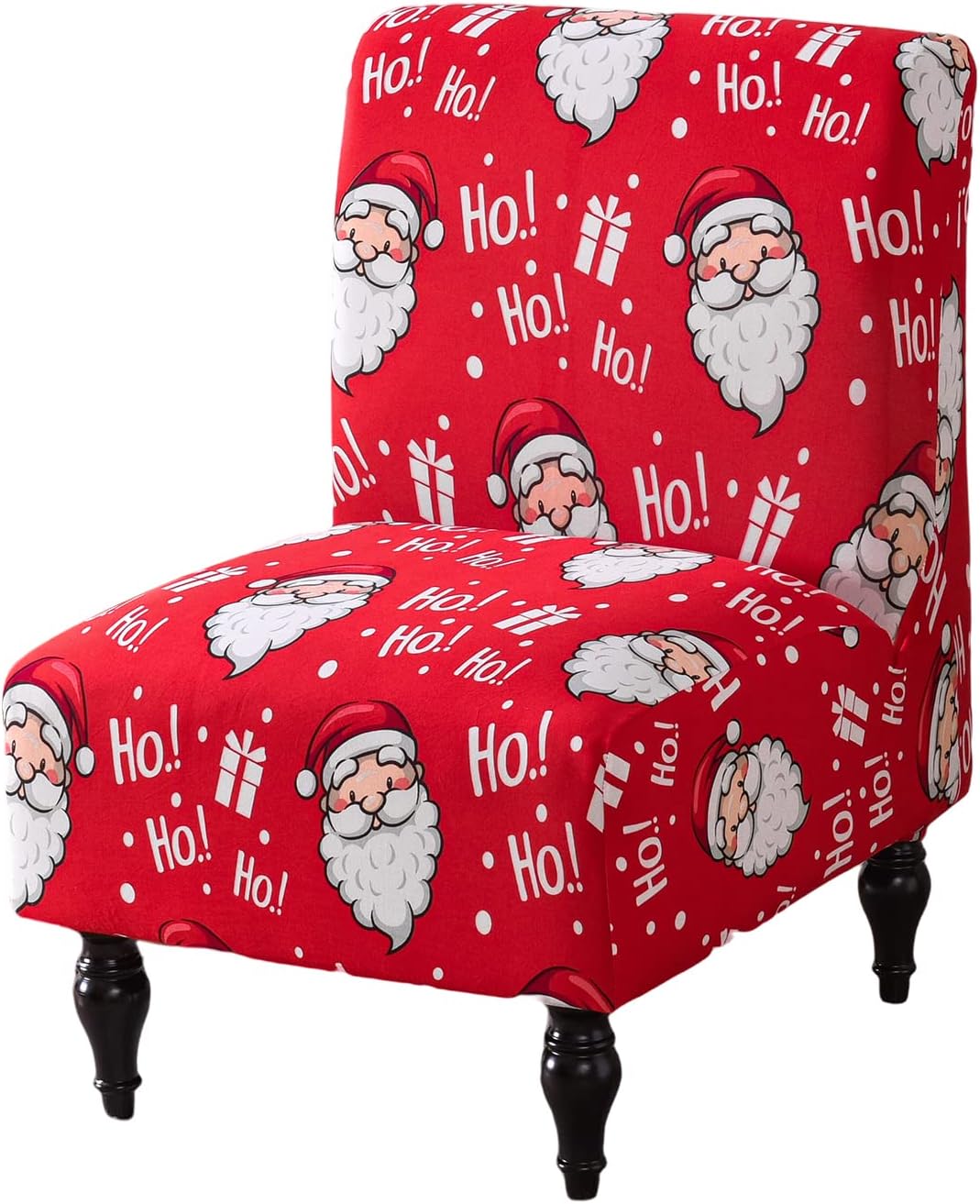 Eco-Ancheng Armless Chair Slipcover Removable Armless Accent Chairs Covers Washable Armless Slipper Chair Slipcover Printed Armless Chair Furniture Protector Covers for Living Dining Room Hotel