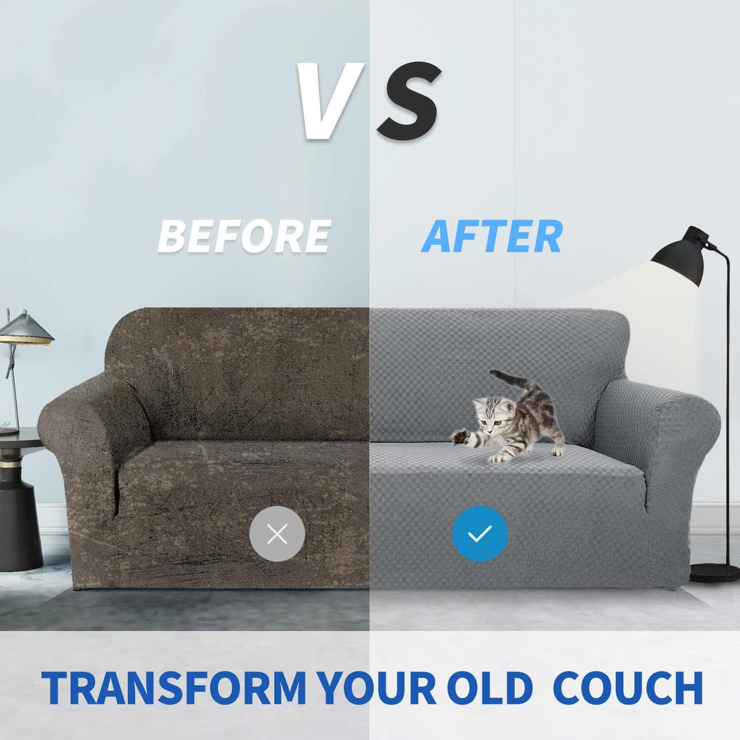 1 Piece Jacquard Couch Covers