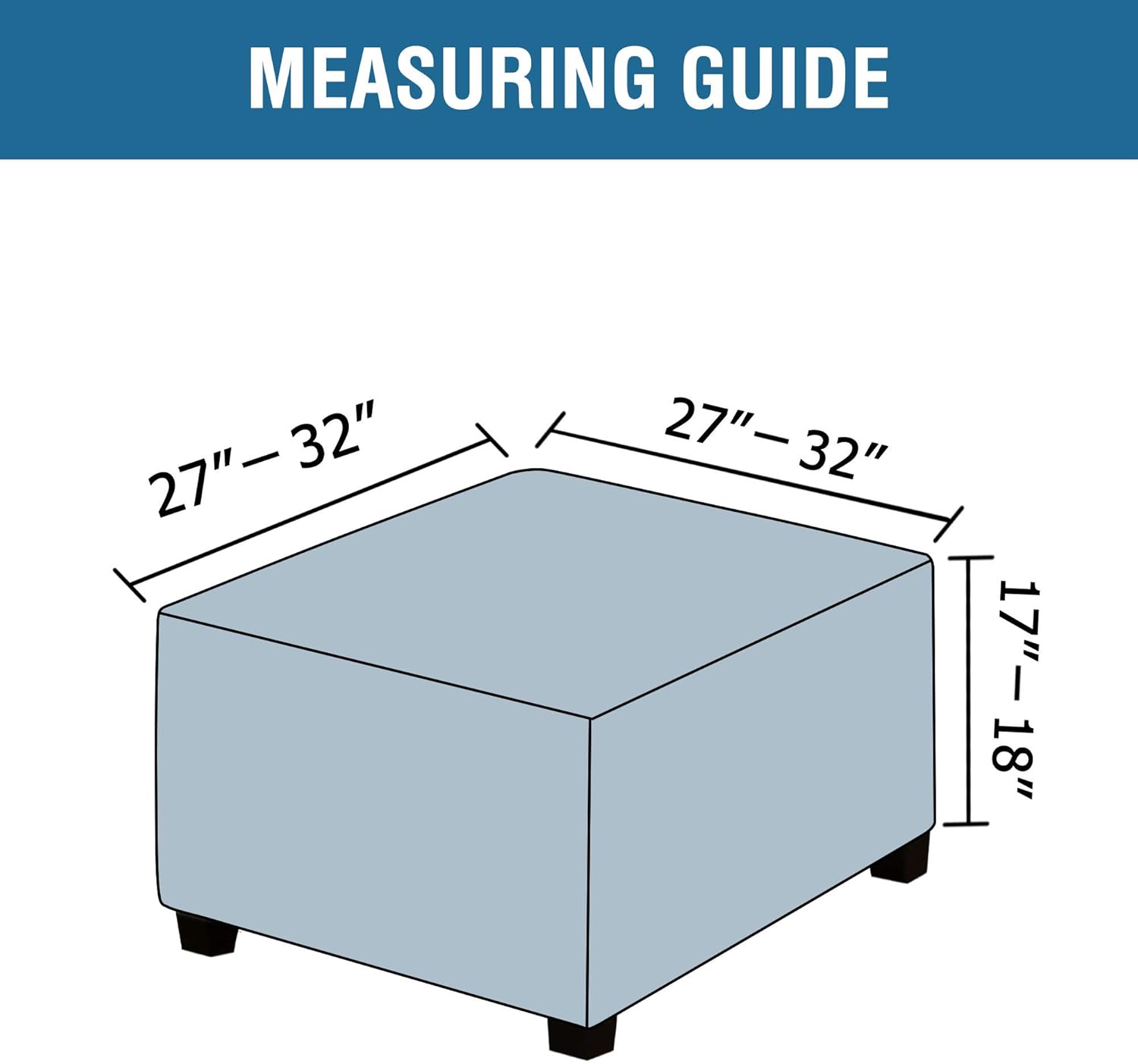 Ottoman Covers Slipcover