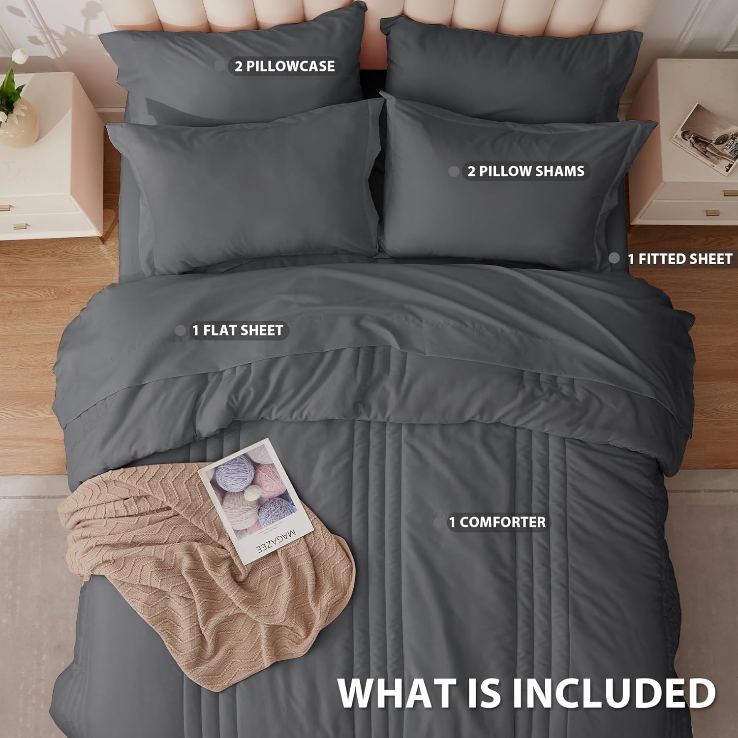 Bed in a Bag Queen Size 7 Pieces