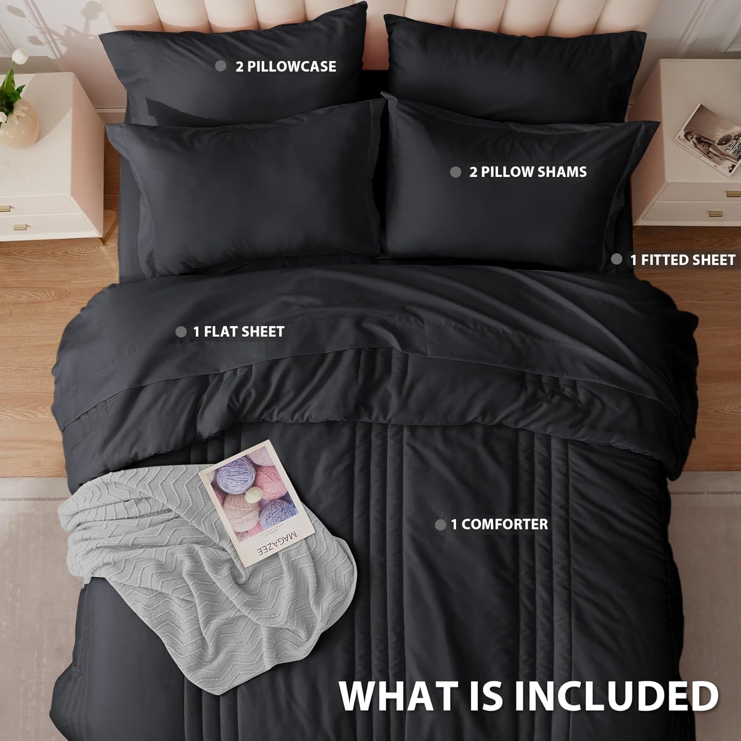 Bed in a Bag Queen Size 7 Pieces