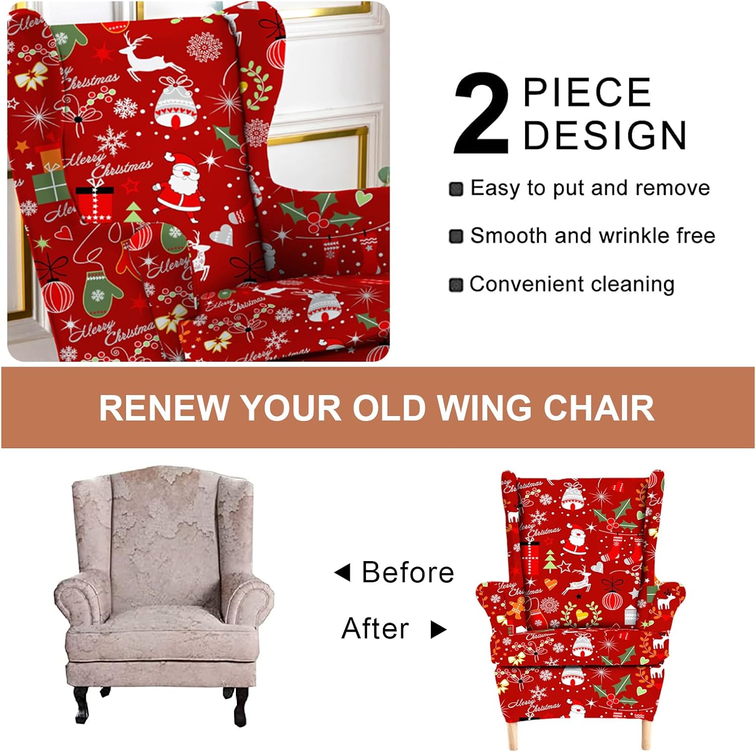 Wingback Chair Slipco