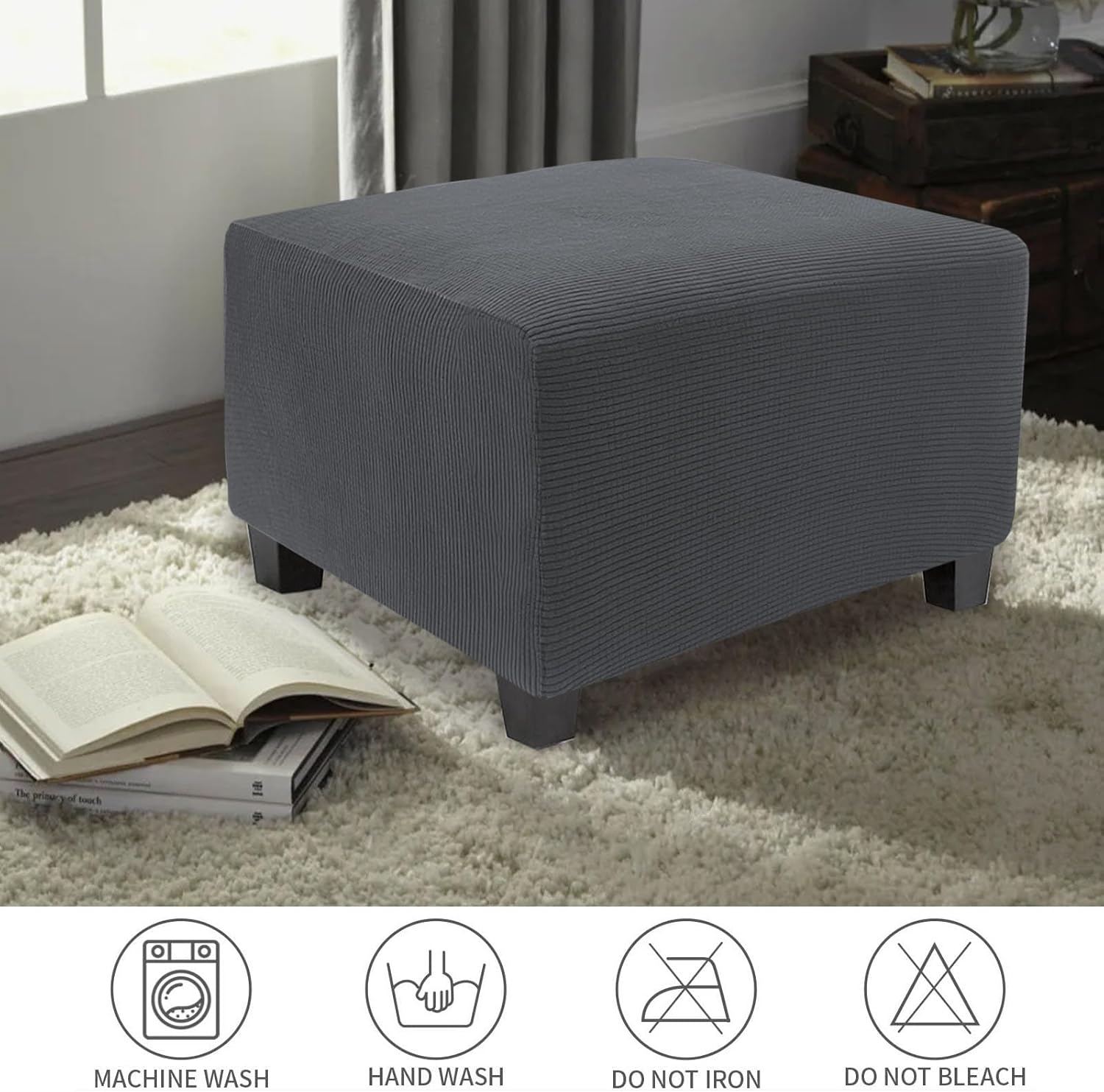 Square Ottoman Cover