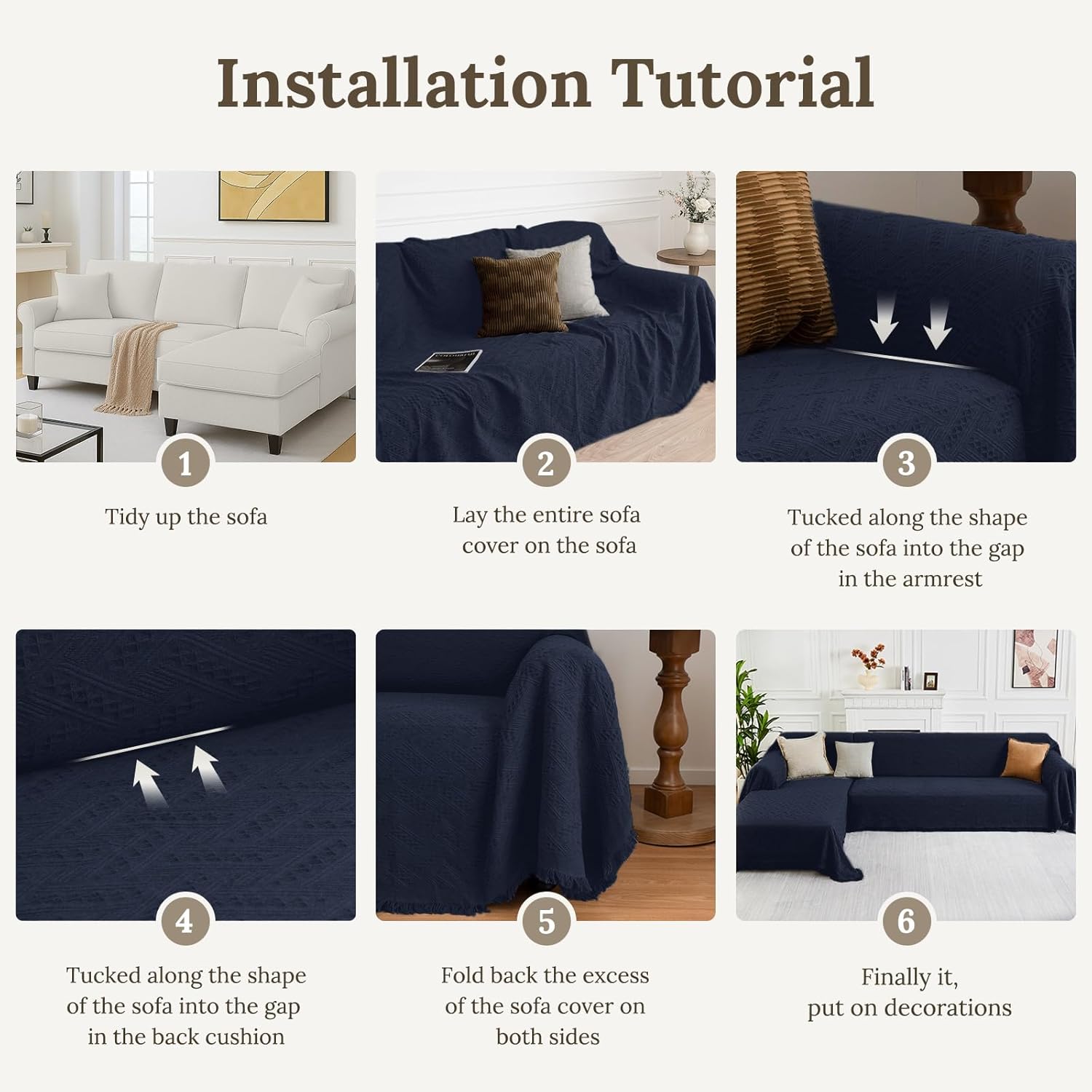 Couch Covers 2 Pieces L Shaped Sofa Cover