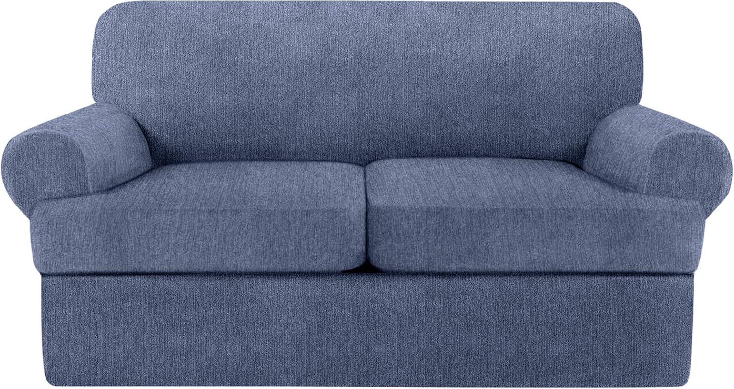 2 Pieces T Cushion Chair Covers