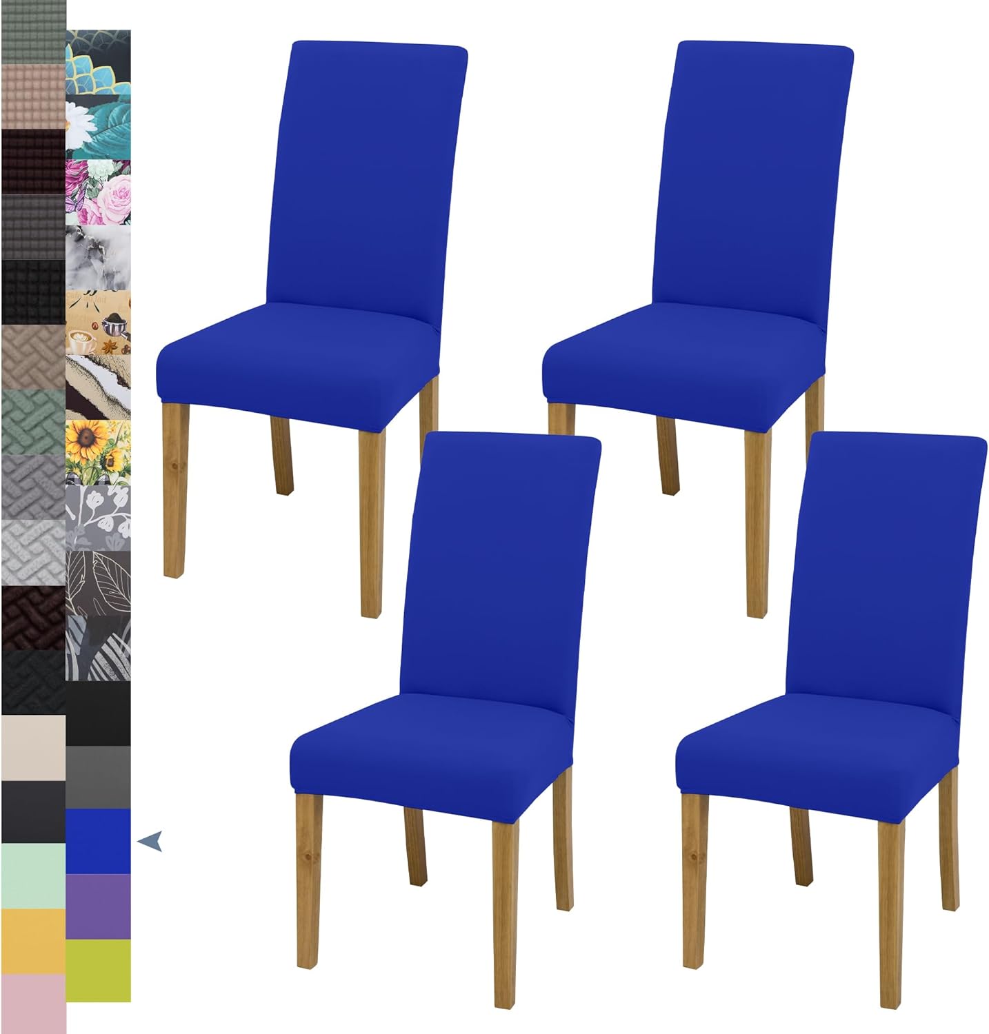 Dining Chair Cover,Dining Room Chair Covers Set of 6,Stretch Kitchen Chair Cover,Washable Dining Chair Cover,Parsons Chair Slipcovers Protective,for Home,Restaurant,Banquet(Gray)