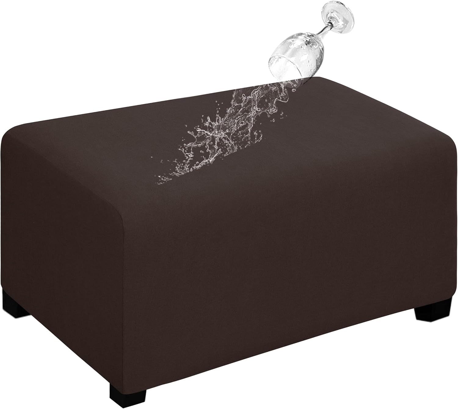 Dual Waterproof Stretch Ottoman Cover