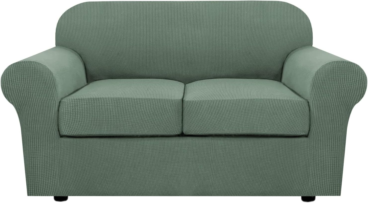 4 Piece Stretch Couch Covers for 3 Cushion Couch Sofa