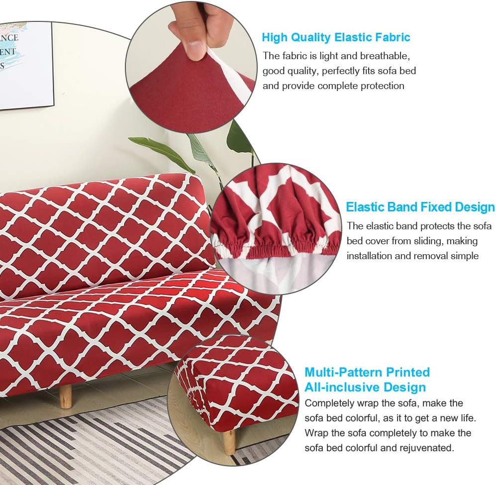 Armless Sofa Cover Futon Slipcover