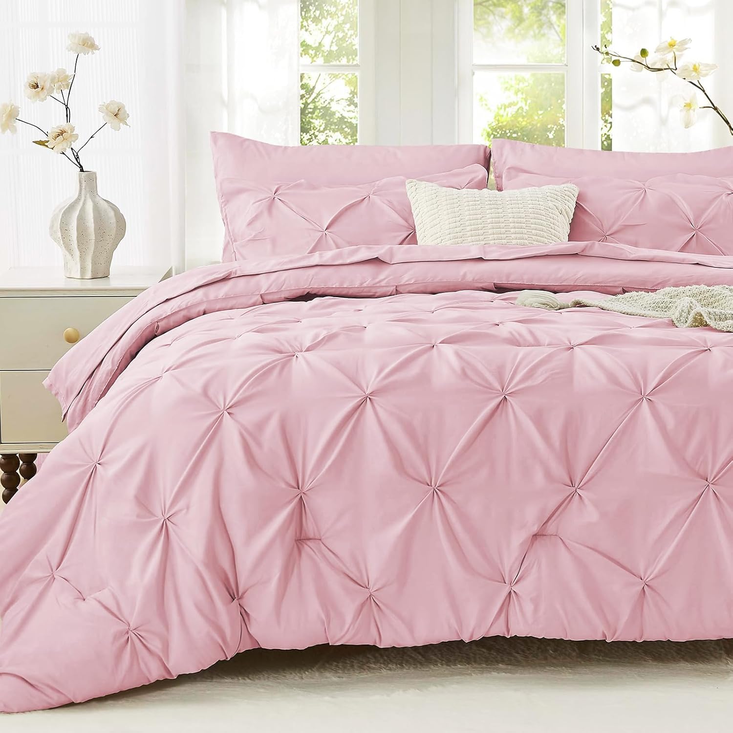 Queen Comforter Set, 7-Piece
