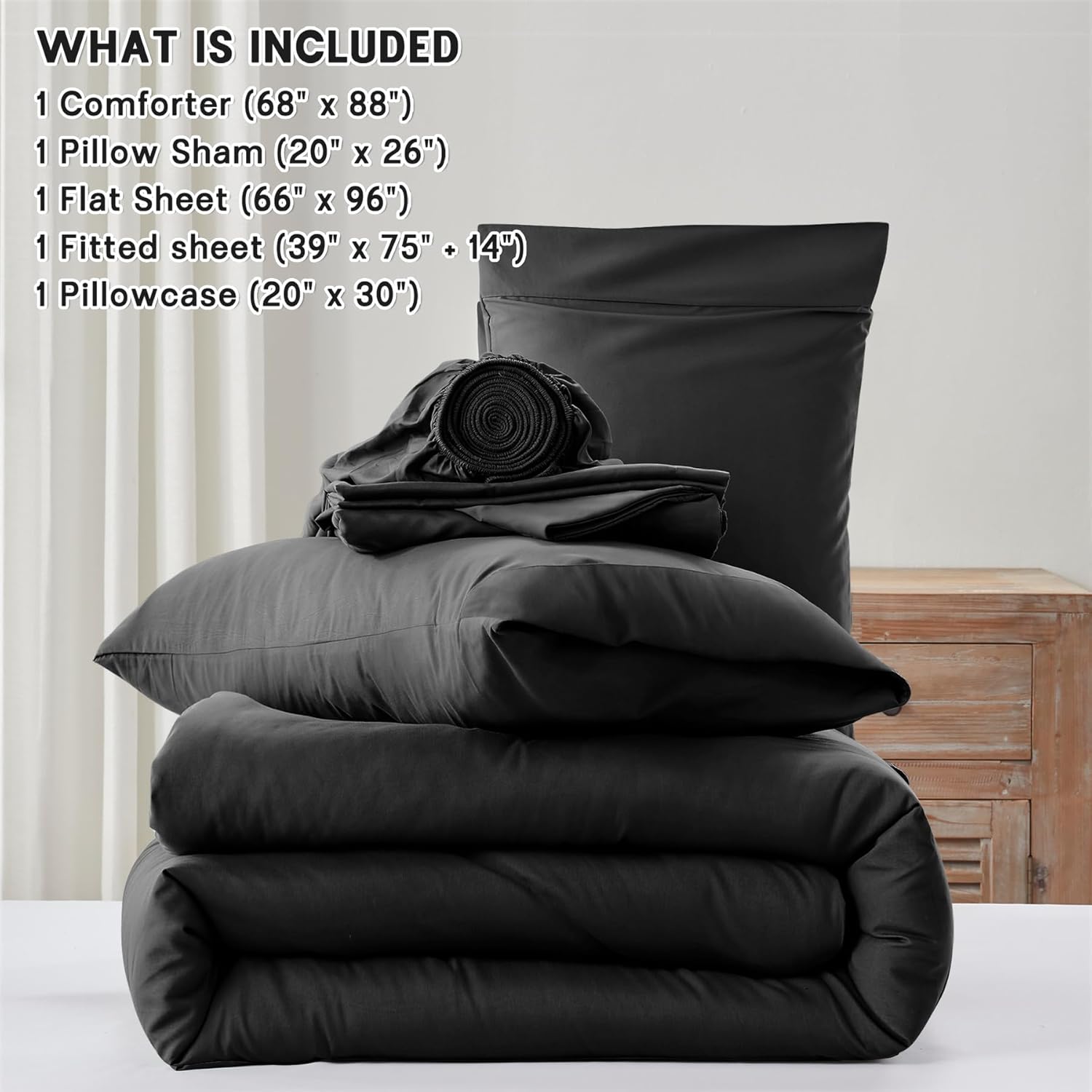 Queen Comforter Set 7 Pieces