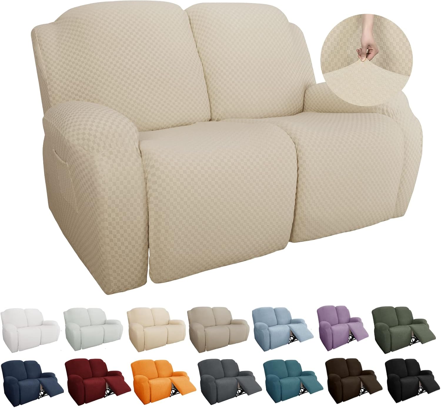 Stretch Loveseat Recliner Slipcover