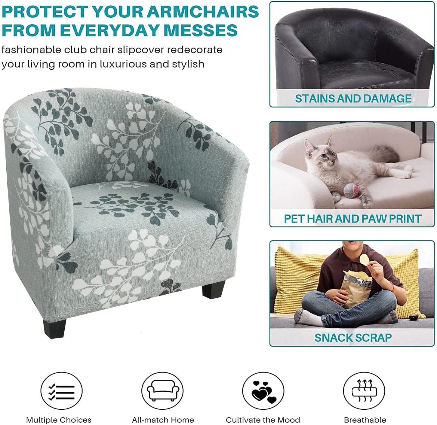 Club Chair Slipcover