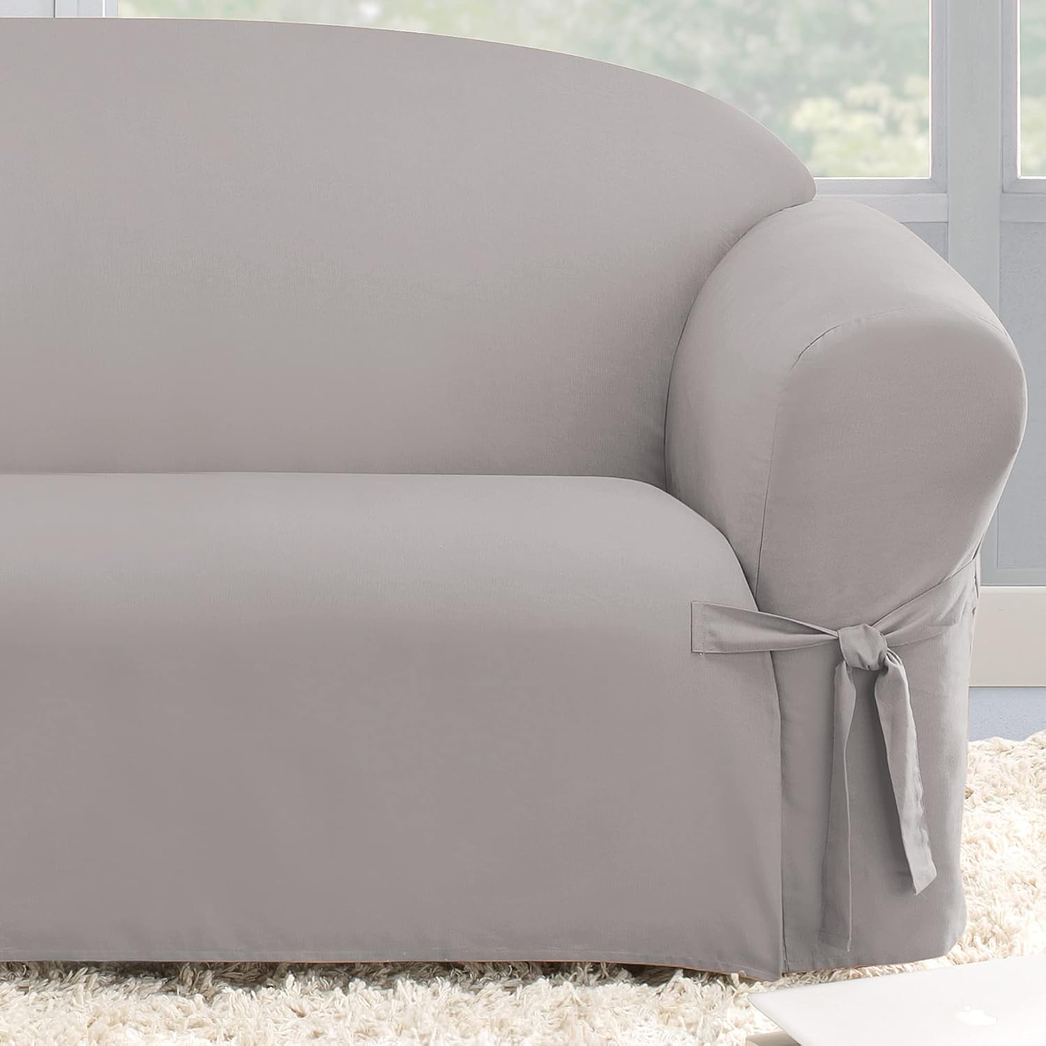 Ottoman Two Piece Slipcover