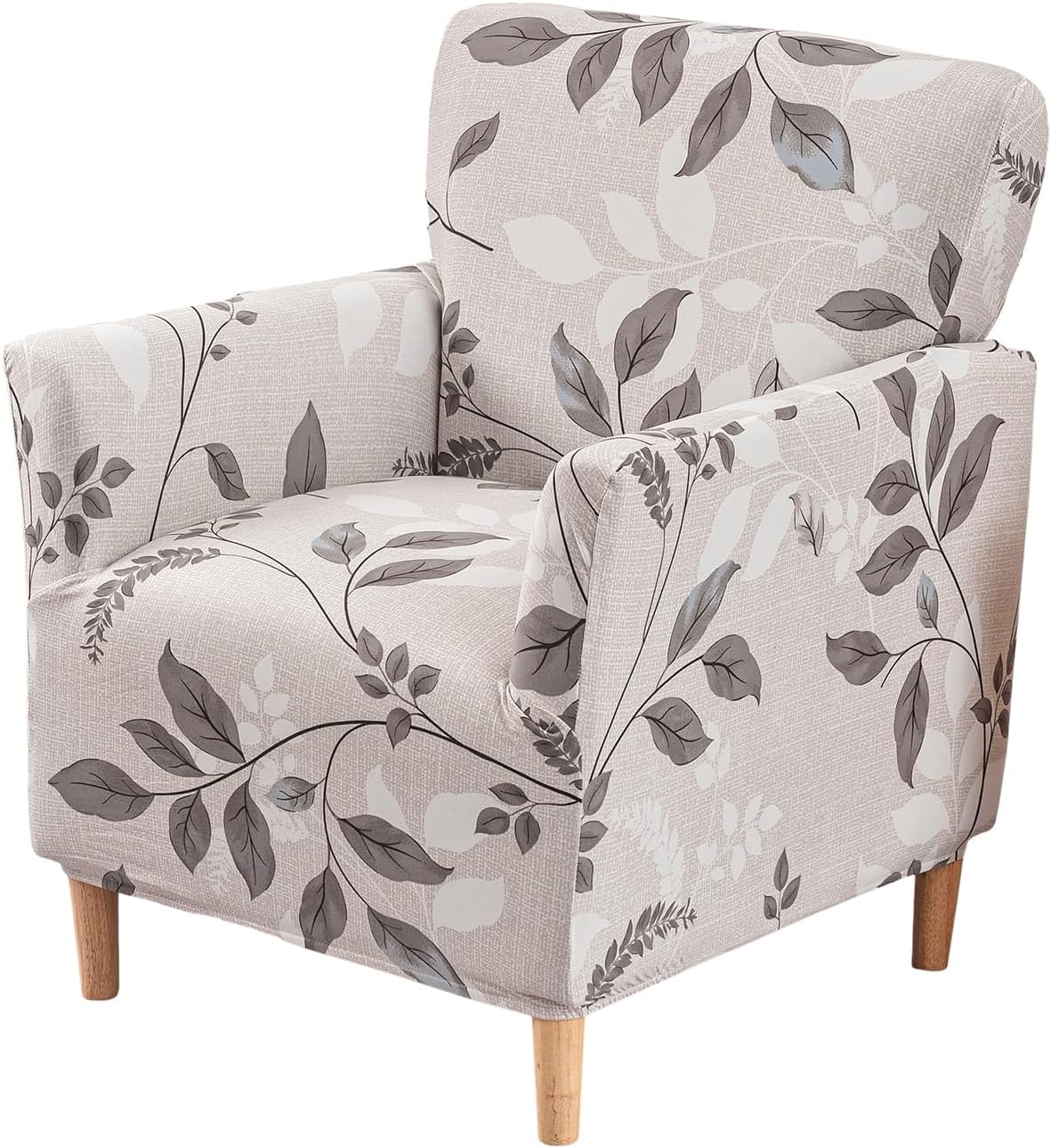 Printed Banquet Armchair Slipcovers Soft Chair Covers Armchair 1-Piece Stretch Chair Covers for Living Room Nonslip Outdoor Armchair Slipcover Kids Pets Friendly Furniture Protector,01