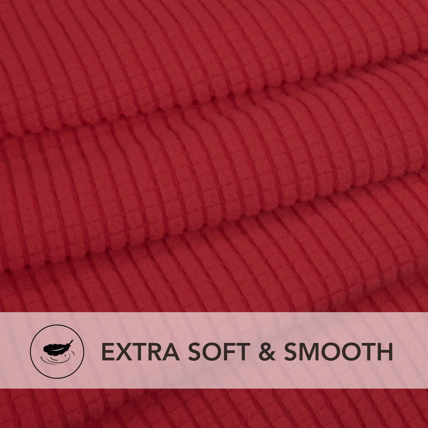 PureFit Stretch Chair Sofa Slipcover – Spandex Jacquard Non Slip Soft Couch Sofa Cover, Washable Furniture Protector with Non Skid Foam and Elastic Bottom for Kids (Chair, Dark Gray)