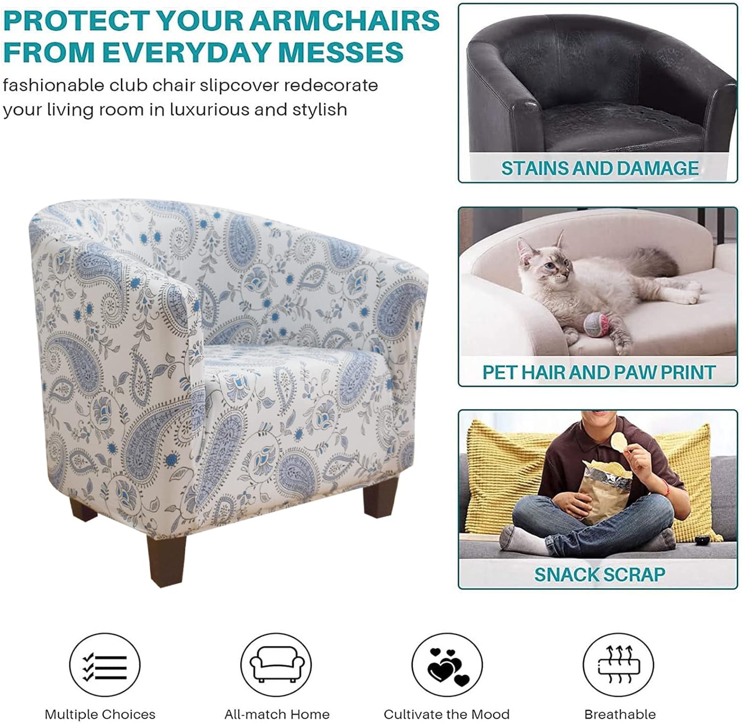 Club Chair Slipcover