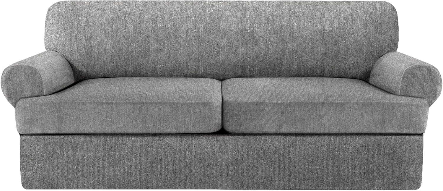 2 Pieces T Cushion Chair Covers