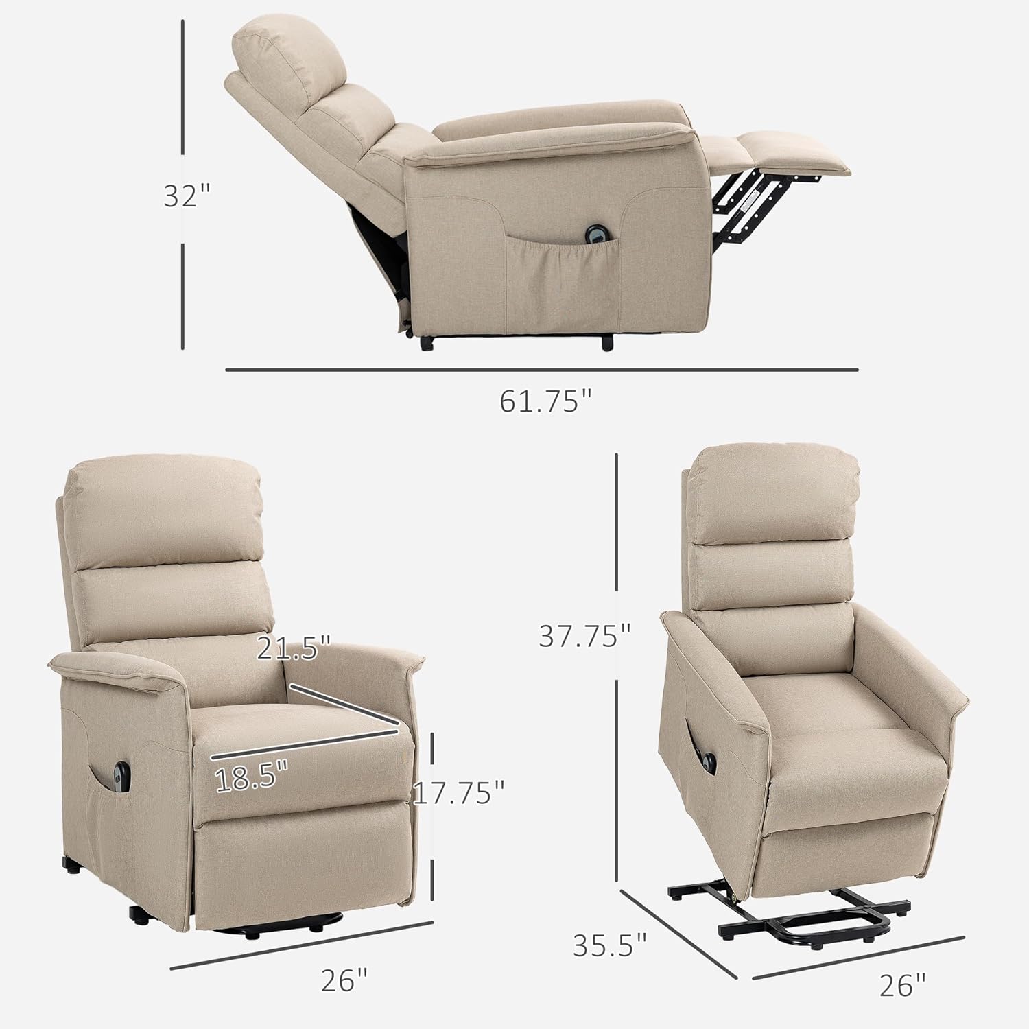 Power Lift Recliner Chair