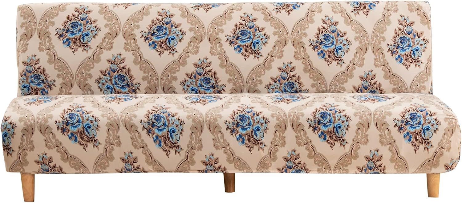 Armless Sofa Cover Futon Slipcover