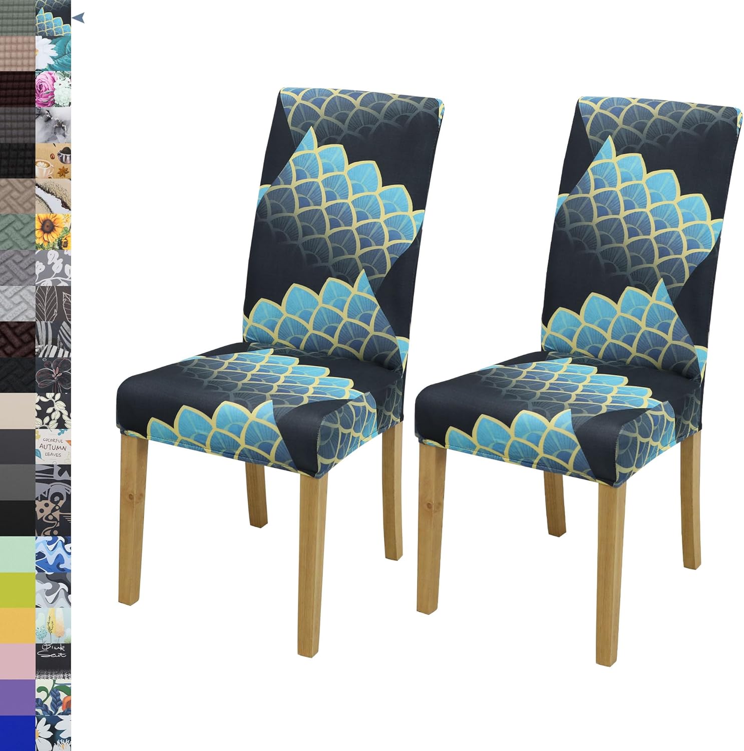 Dining Chair Cover,Dining Room Chair Covers Set of 6,Stretch Kitchen Chair Cover,Washable Dining Chair Cover,Parsons Chair Slipcovers Protective,for Home,Restaurant,Banquet(Gray)