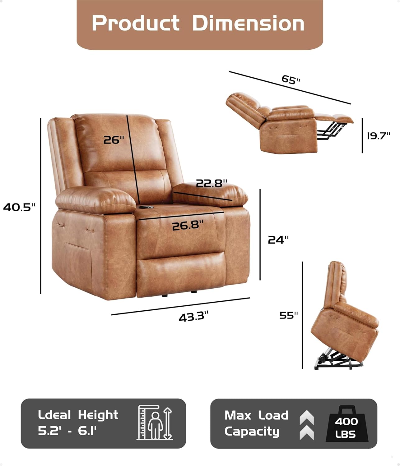 Power Lift Recliner Chair