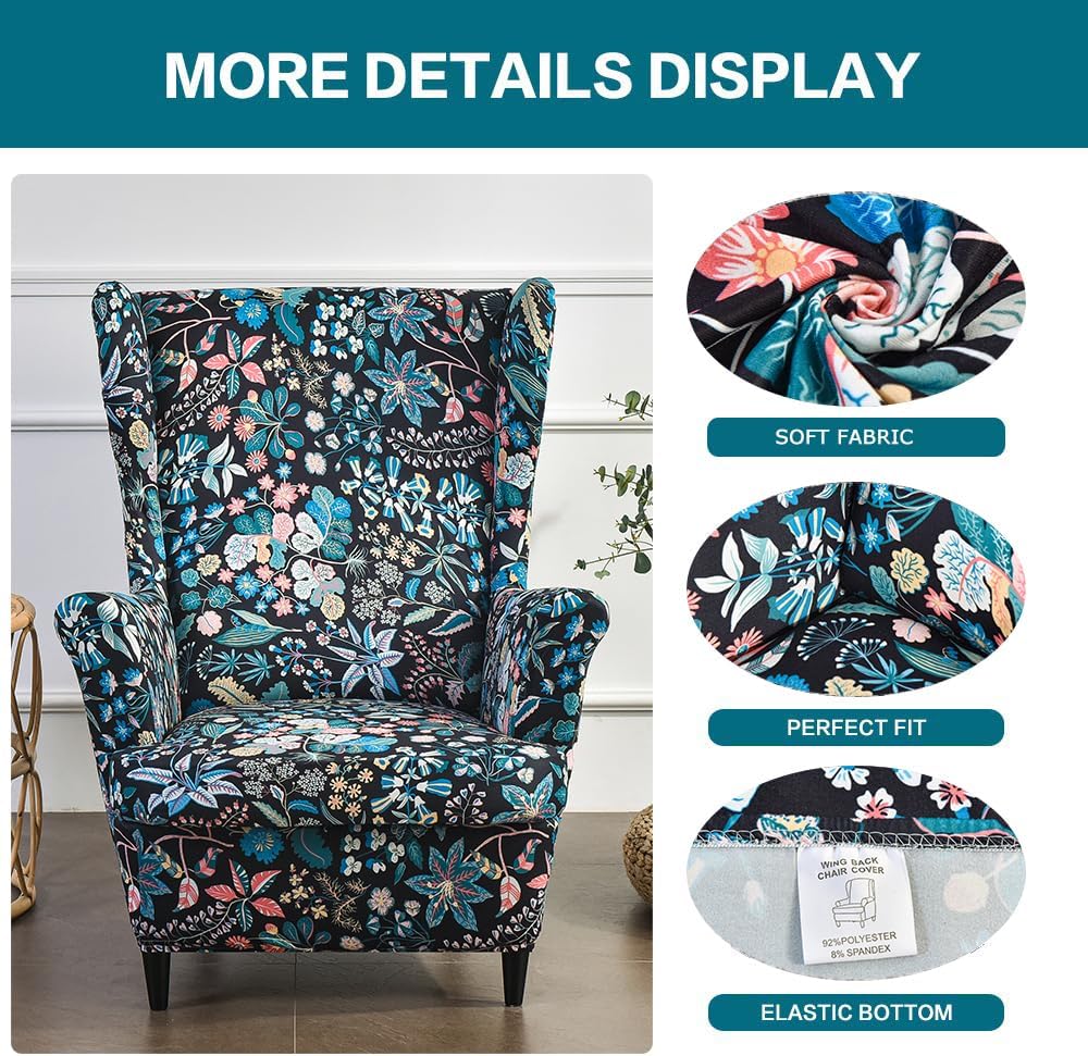 Wingback Chair Cover Slipcovers