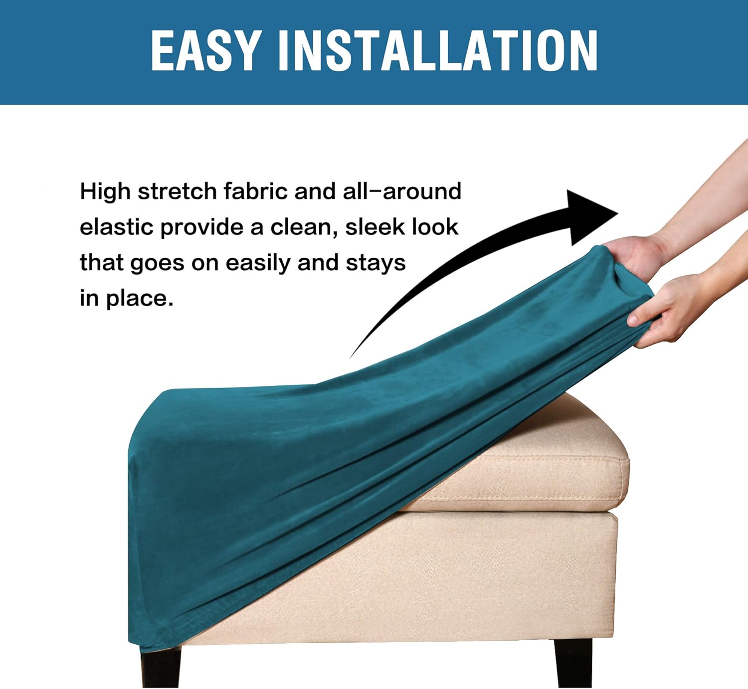 Ottoman Covers Slipcover