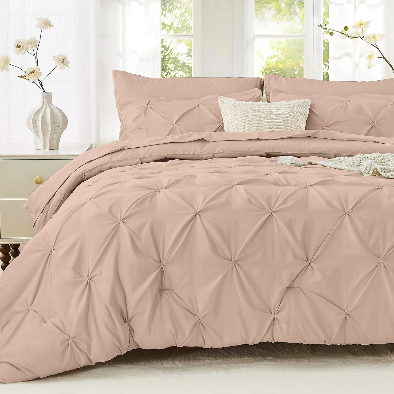 Queen Comforter Set, 7-Piece